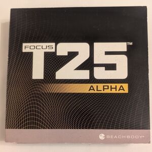FOCUS T25 Alpha + Beta Get It Done Workout 9 Disc DVD Set Excellent Condition